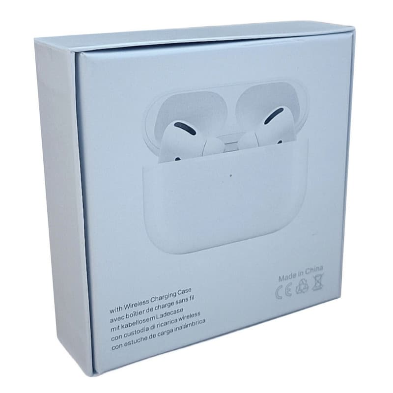 هدفون بلوتوثی TWS دو گوشی بیسیم مدل airpods pro anc powerbas با نویز کنسلینگ فعال (ANC)، نویز کنسلینگ میکروفون (ENC) و قابلیت لمس هوشمند — تصویر ۷