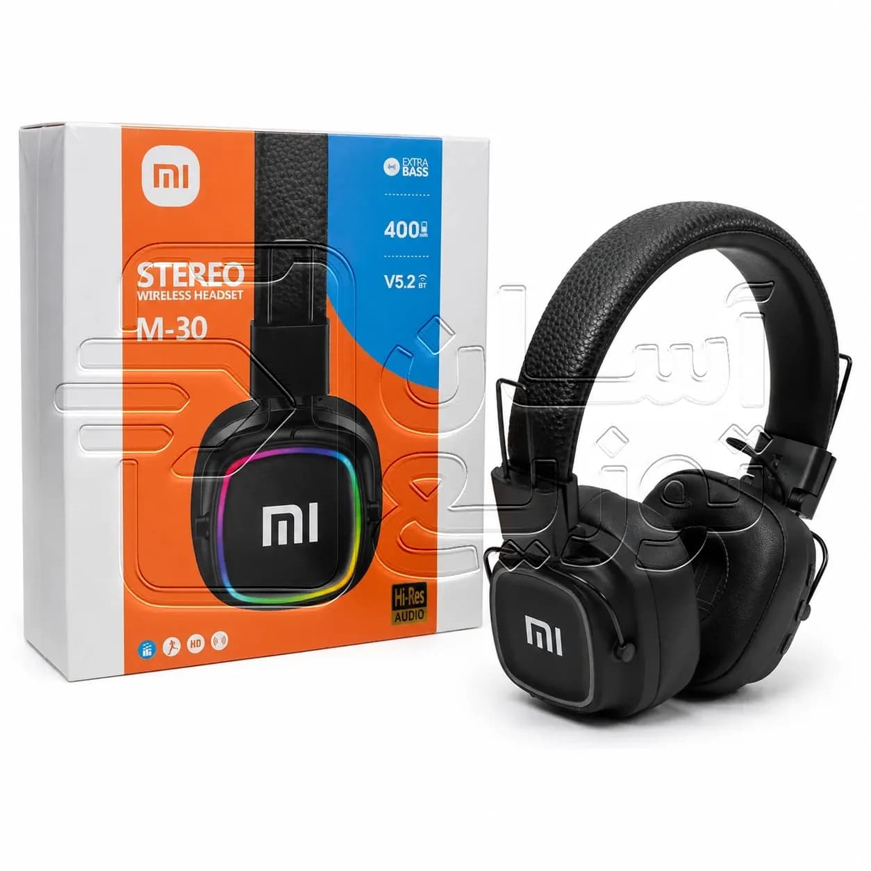 هدست RGB شیائومی مدل xiaomi stereo wireless headset model M-30 — تصویر ۶
