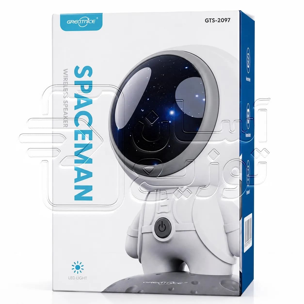 اسپیکر بلوتوثی طرح آدم فضایی great nice مدل wireless speaker space man GTS-2097 — تصویر ۳