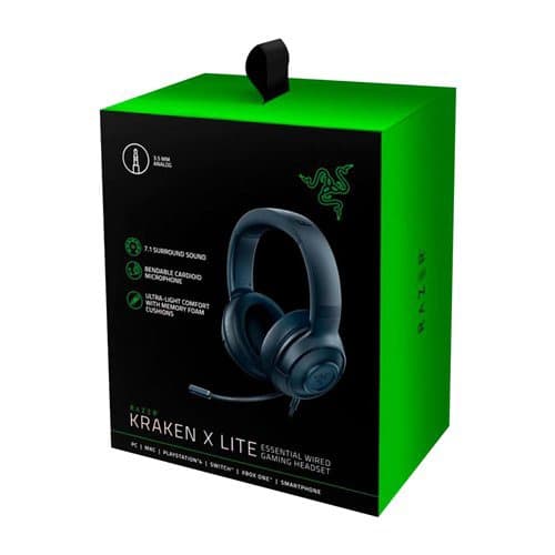هدست گیمینگ ریزر مدل Kraken X Lite | مشکی — تصویر ۴