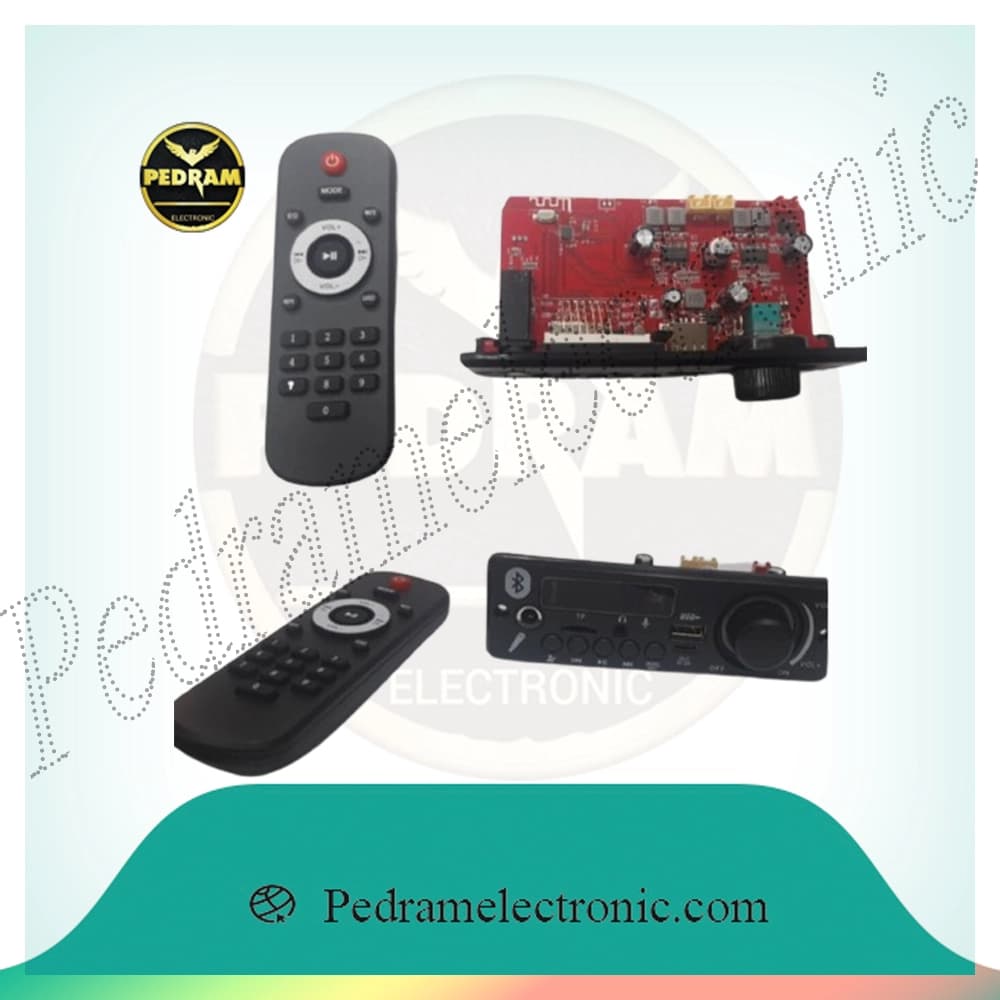 برد آمپلیفایر USB و بلوتوث JX-X1 توان 2×80 وات با ورودی میکروفون