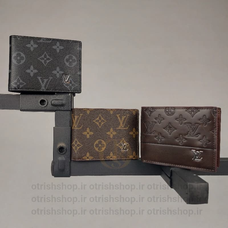 کیف پول چرمی جیبی برند ال وی (چرم صنعتی فلوتر، ۶ جای کارت، ابعاد 11×2×8.5) — تصویر ۲