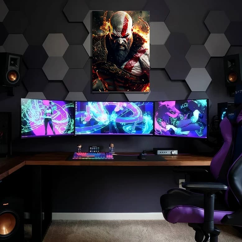 متال پوستر خدای جنگ از خدای جنگ God of War با کد G-19 — تصویر ۲