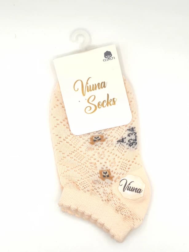 جوراب مچی توری طرحدار Viwna Socks برای سن ۴سال — تصویر ۲
