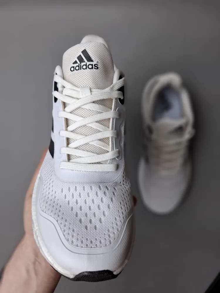 کتونی رانینگ ادیداس اولترابوست (Adidas Ultra Boost) مردانه سفید کد۱۲۶ — تصویر ۴