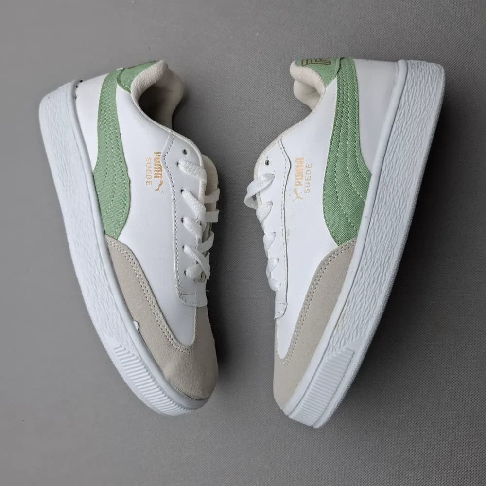 کتونی پوما زنانه (puma) سفید سبز — تصویر ۳
