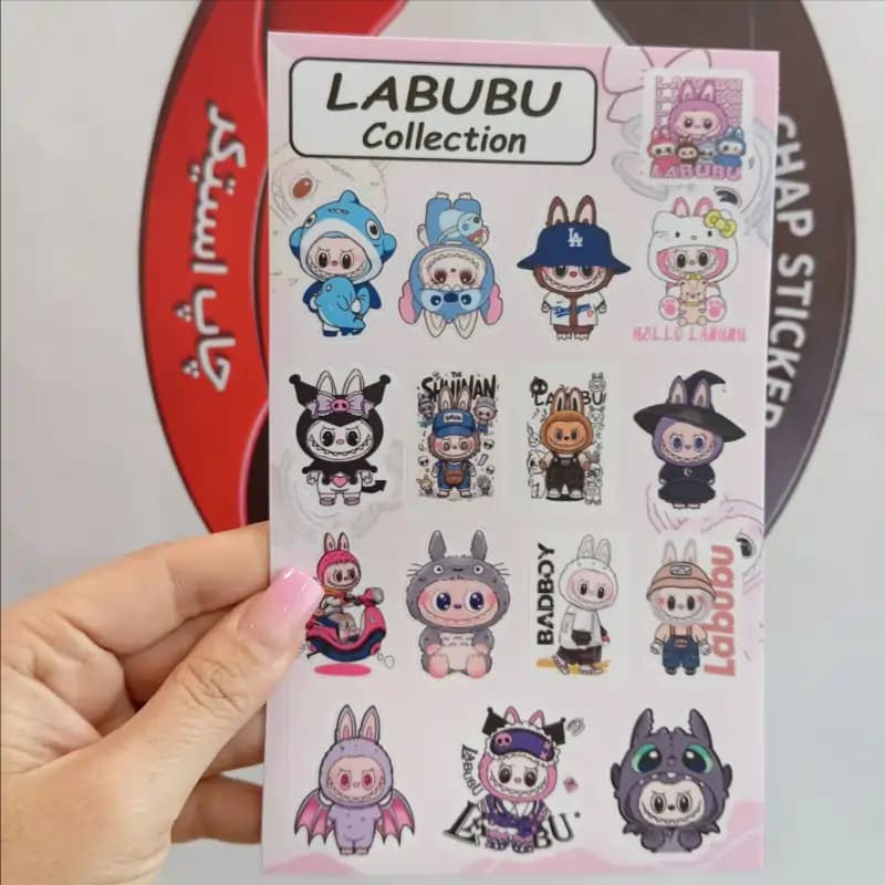 پک استیکر لبوبو – LABUBU — تصویر ۲