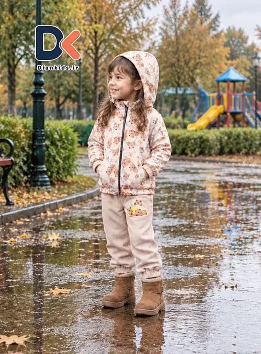 کاپشن شلوار بچگانه شمعی داخل خز - diankids.ir — تصویر ۳