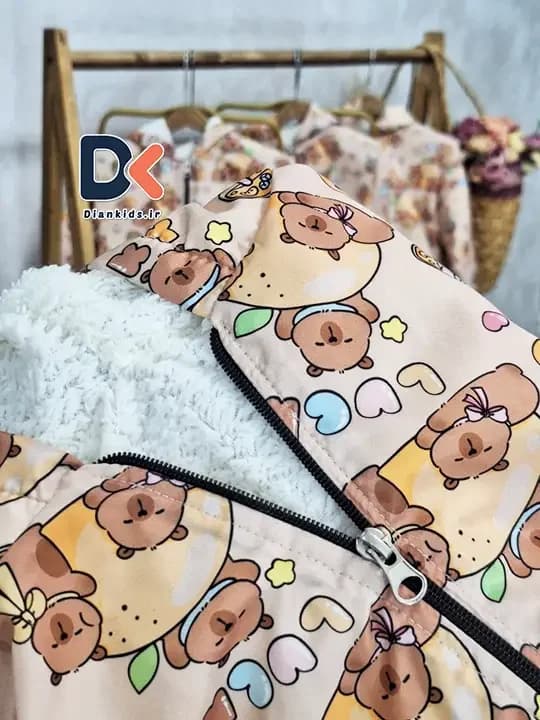 کاپشن شلوار بچگانه شمعی داخل خز - diankids.ir — تصویر ۶