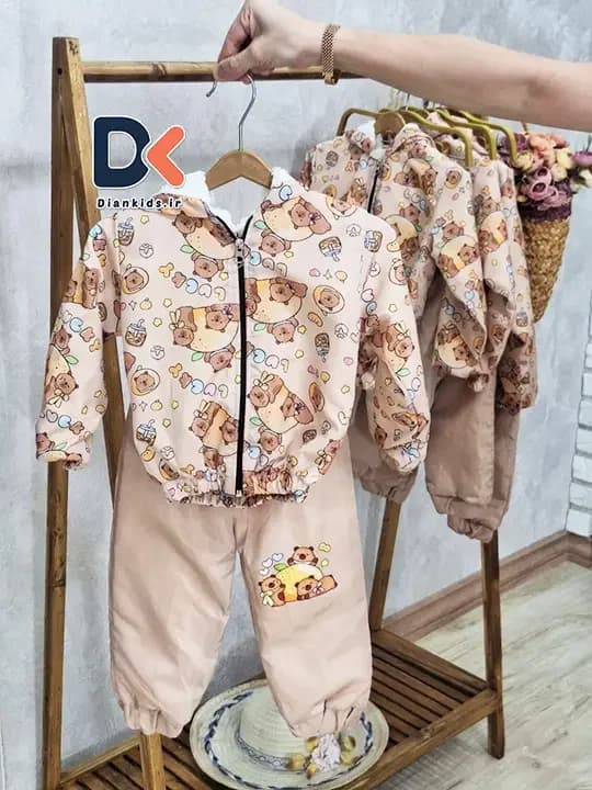 کاپشن شلوار بچگانه شمعی داخل خز - diankids.ir — تصویر ۵