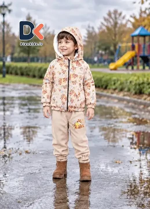 کاپشن شلوار بچگانه شمعی داخل خز - diankids.ir — تصویر ۲