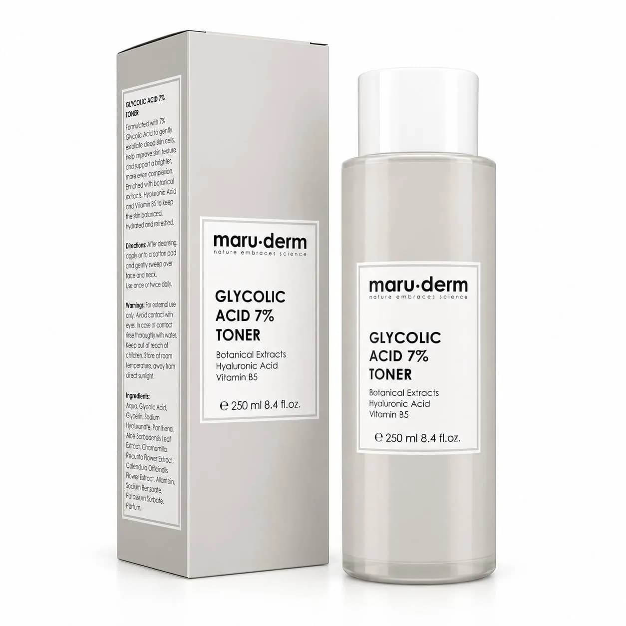 تونر گلیکولیک اسید مارودرم Glycolic Acid 7%