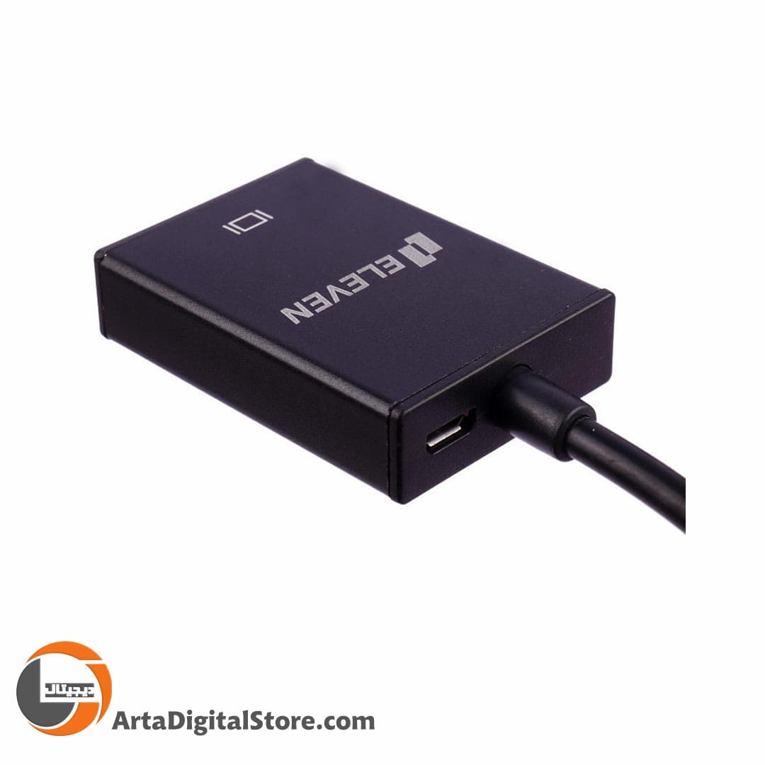 تبدیل Eleven CV1000 VGA To HDMI Adapter With Audio Cable Black — تصویر ۳