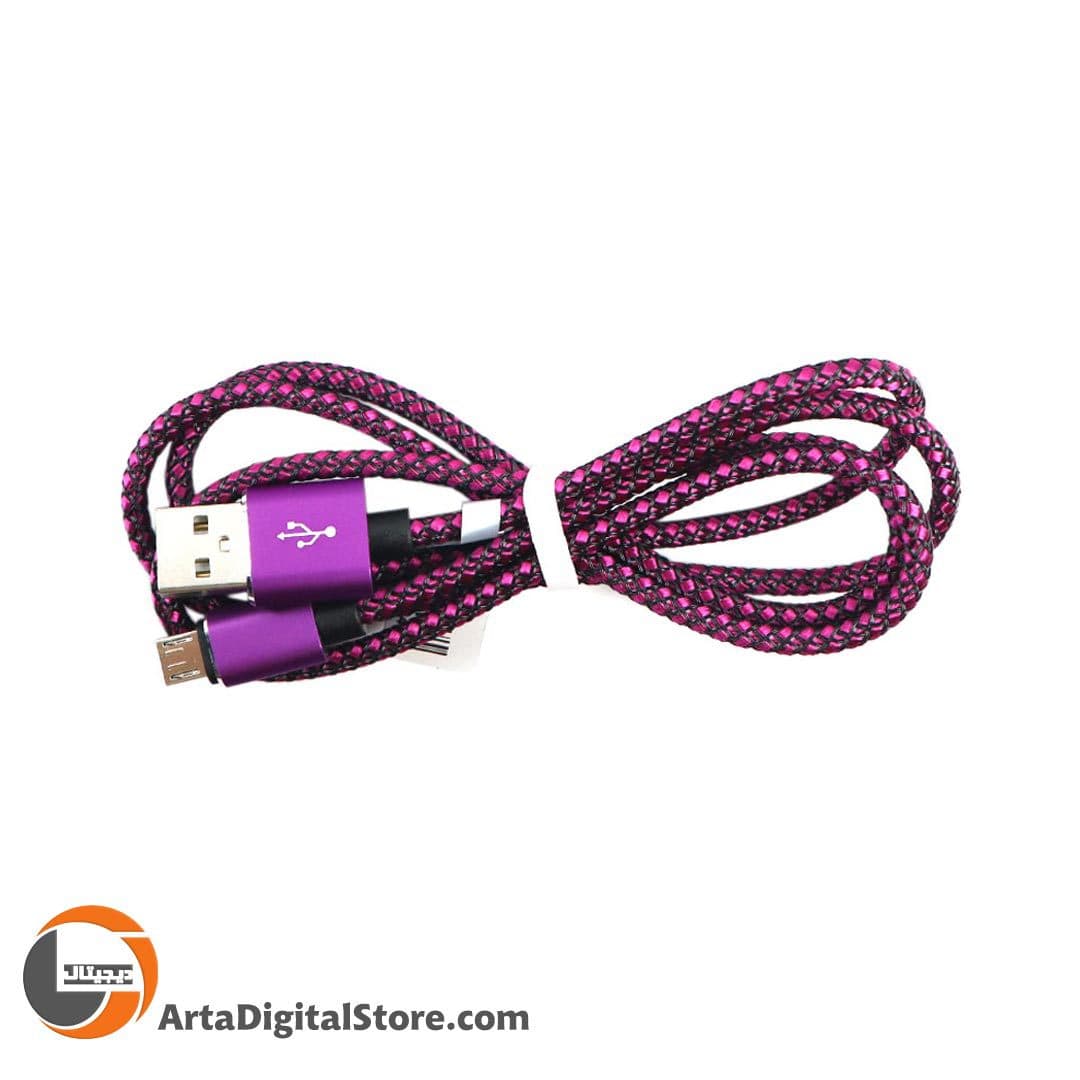 کابل میکرو یو اس بی تسکو TSCO TC A170 2.1A MicroUSB Cable Blue طول 1m — تصویر ۲