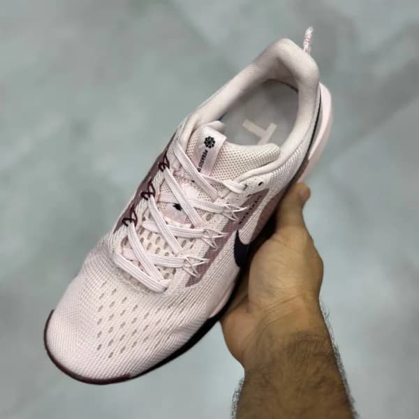 نایک ریکت پگاسوس تریل ۵ صورتی روشن مشکی Nike React Pegasus Trail 5 — تصویر ۳