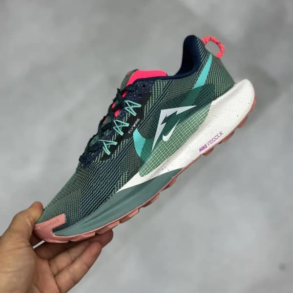 نایک ریکت پگاسوس تریل ۵ سبز تیره بنفش سفید Nike React Pegasus Trail 5 — تصویر ۲