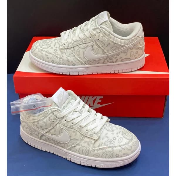 نایک دانک لو سفید طرح پیزلی Nike Dunk Low White Paisley — تصویر ۲