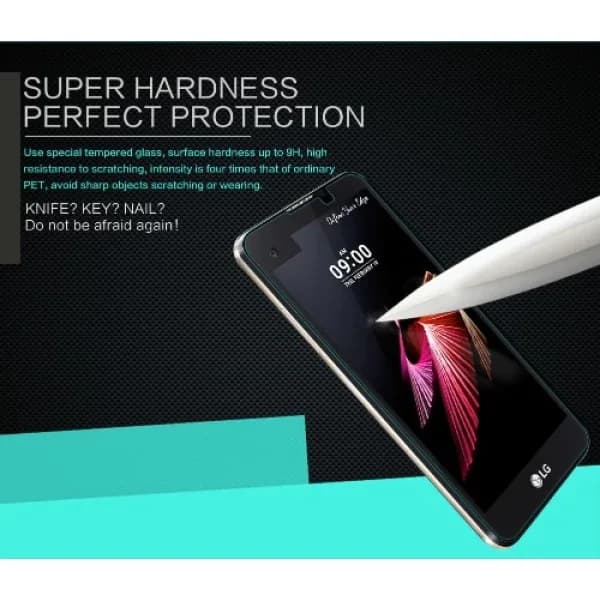 محافظ صفحه نمایش شیشه ای نیلکین ال جی Nillkin H Glass LG X Screen / K500Y — تصویر ۶