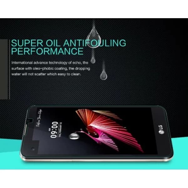 محافظ صفحه نمایش شیشه ای نیلکین ال جی Nillkin H Glass LG X Screen / K500Y — تصویر ۳