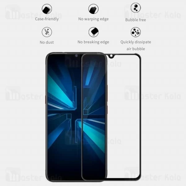 محافظ صفحه شیشه ای تمام صفحه تمام چسب نیلکین ویوو vivo iQOO XD CP+ Max — تصویر ۷