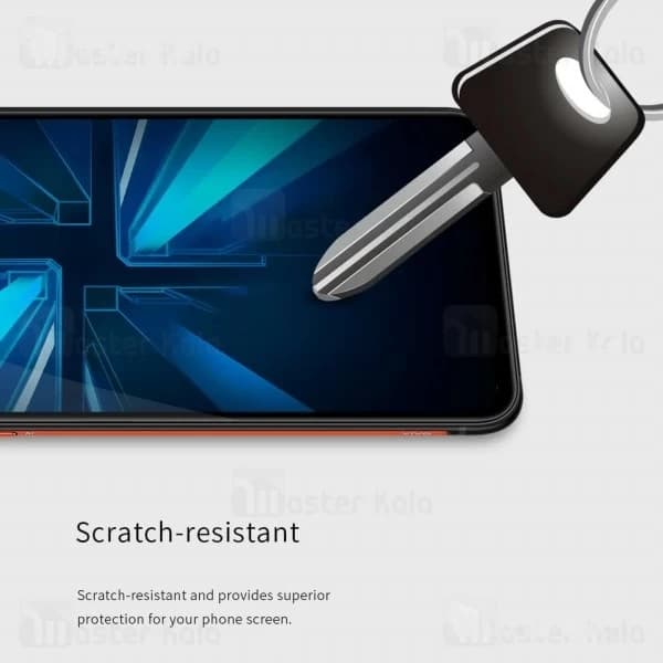 محافظ صفحه شیشه ای تمام صفحه تمام چسب نیلکین ویوو vivo iQOO XD CP+ Max — تصویر ۳