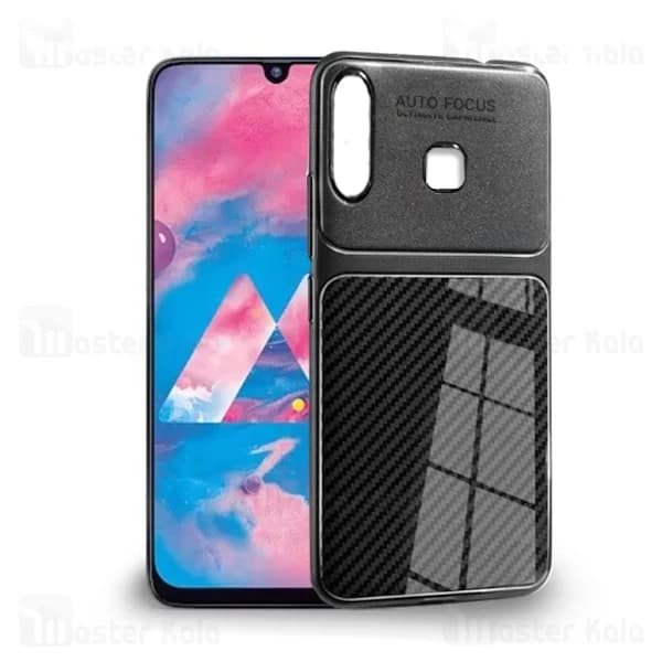 قاب ژله ای طرح چرم فیبر کربنی Samsung Galaxy M30 Auto Focus Fiber Carbon — تصویر ۲