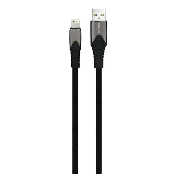 کابل فست شارژ آیفون USB به lightening ترانیو tranyoo مدل T-X5i با گارانتی 12 ماهه آسان توزیع — تصویر ۲
