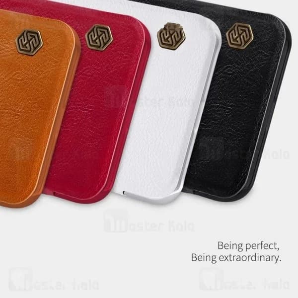 کیف چرمی نیلکین اپل آیفون Apple iPhone 11 Pro Nillkin Qin Leather Case — تصویر ۵