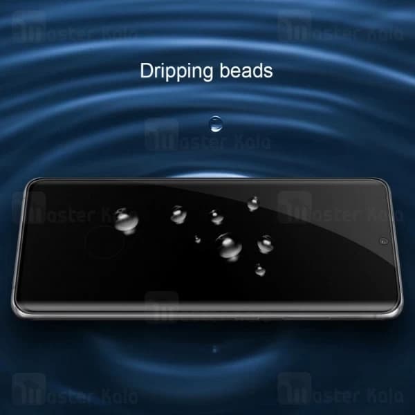 محافظ صفحه شیشه ای دورچسب تمام صفحه نیلکین Samsung Galaxy S20 3D CP+ Max — تصویر ۲