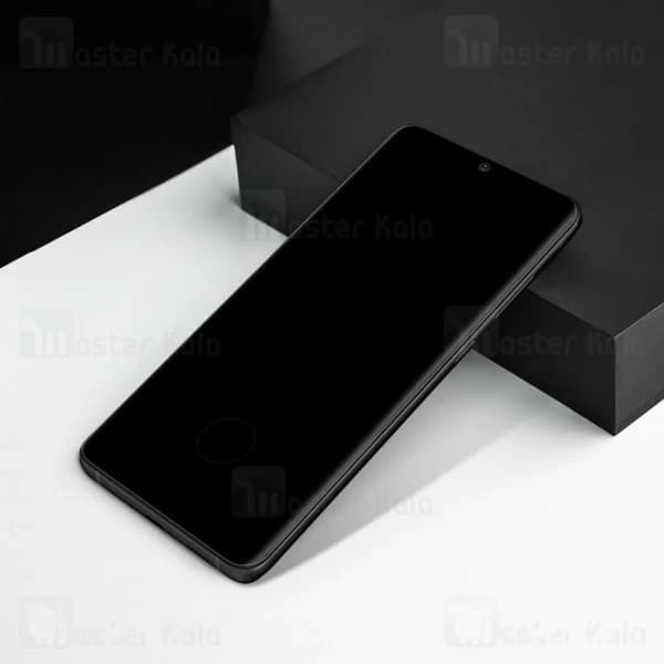 محافظ صفحه شیشه ای دورچسب تمام صفحه نیلکین Samsung Galaxy S20 3D CP+ Max — تصویر ۷