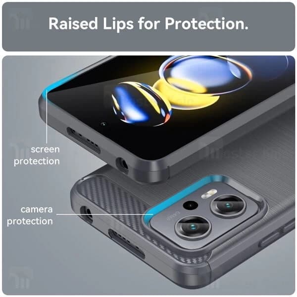 قاب فیبر کربنی شیائومی Xiaomi Redmi A1 Rugged Armor Fiber Carbon — تصویر ۴