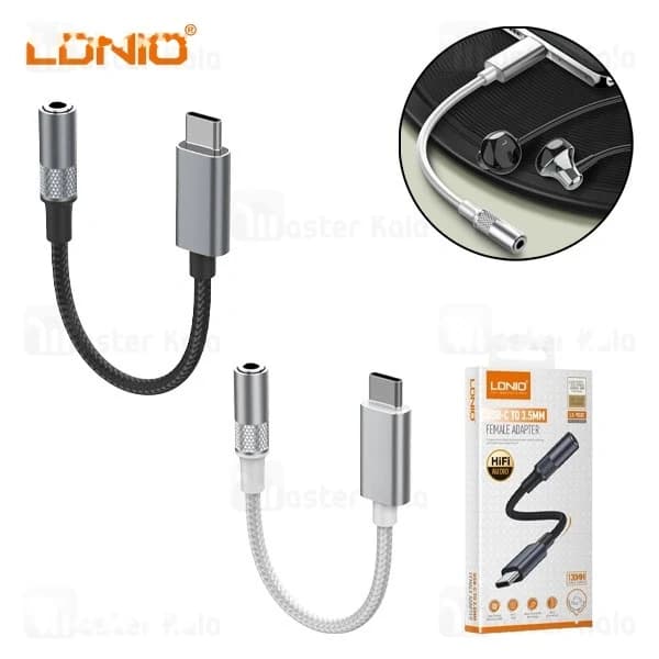 کابل تبدیل Type C به پورت AUX الدینیو LDNIO LSY80C