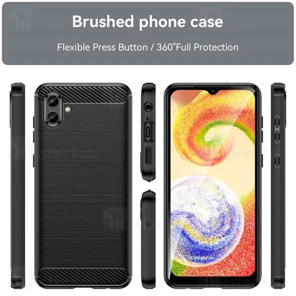 قاب فیبر کربنی سامسونگ Samsung Galaxy A04 Rugged Armor Fiber Carbon — تصویر ۳