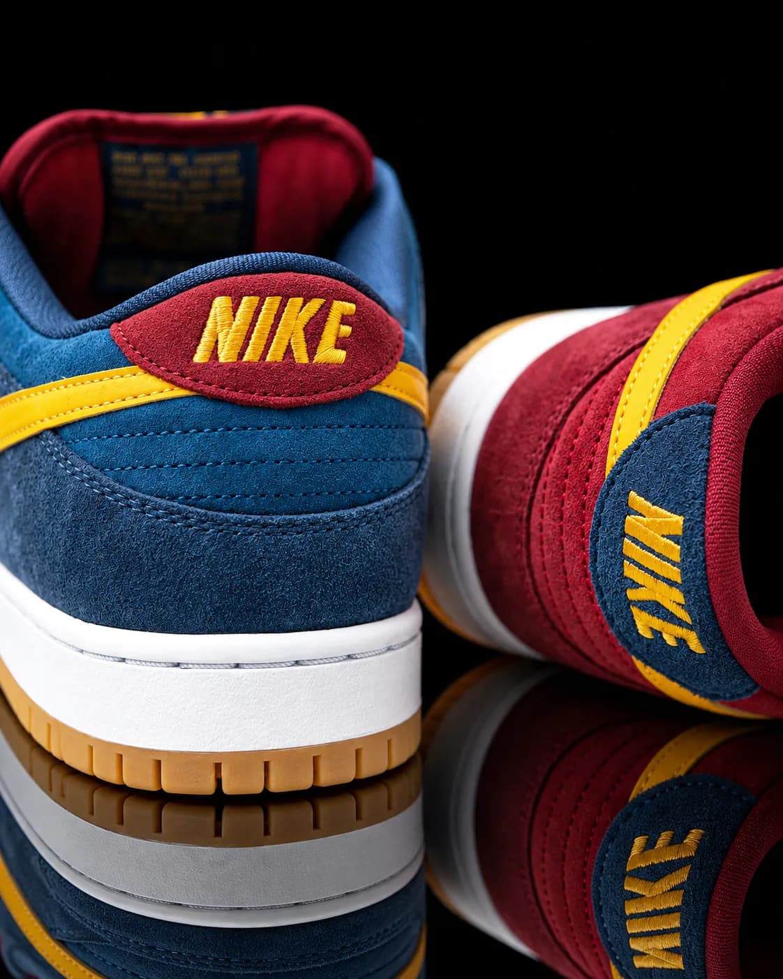 نایک SB Dunk Low Barcelona قرمز آبی — تصویر ۴