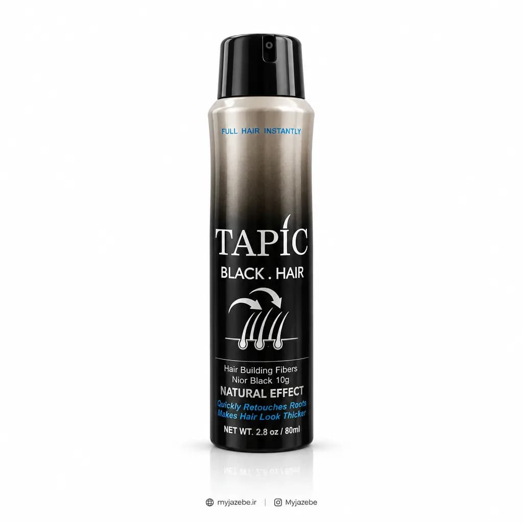 اسپری پرپشت کننده مو تاپیک شماره 1 مشکی پرکلاغی NOIR BLACK