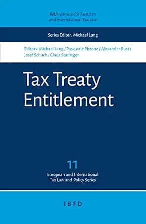 و دانلود نسخه کامل کتاب زبان اصلی Tax Treaty Entitlement (WU Series Book 11) | دانلود کتاب خارجی