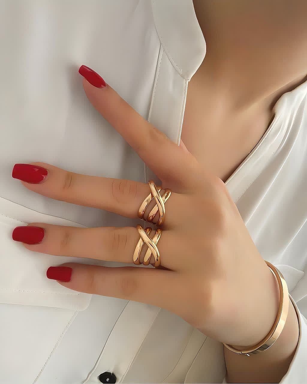 انگشتر ضربدری بینگین برند ژوپینگ