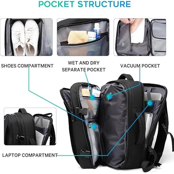 کوله پشتی وکیوم بنج — تصویر ۶