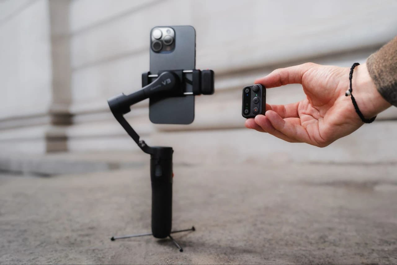گیمبال هوهم مدل V3 به همراه لرزش گیر و ریموت — تصویر ۵