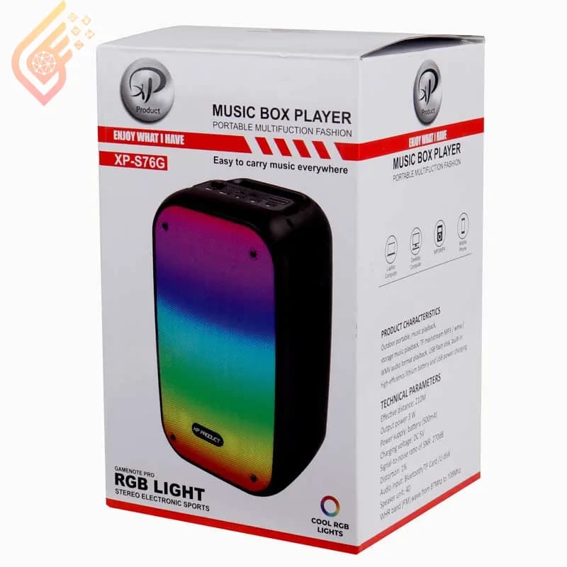 اسپیکر بلوتوثی قابل حمل ایکس پروداکت مدل XP-Product XP-S77G — تصویر ۷