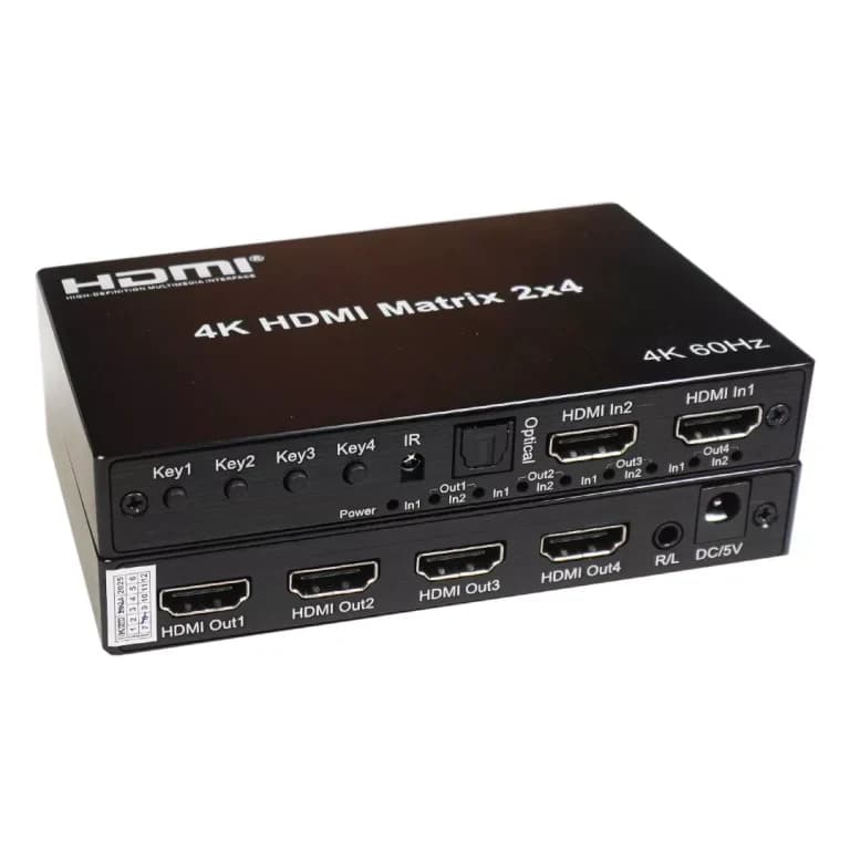 ماتریکس 2 در 4 HDMI کی نت مدل K-MAHD2024 — تصویر ۳
