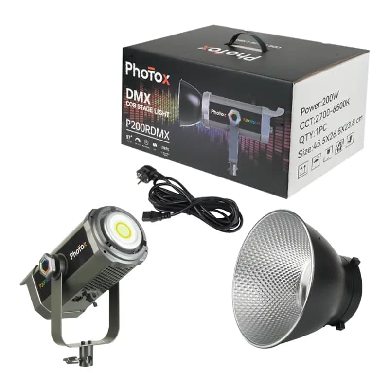 نور LED RGB فوتوکس مدل P200RDMX — تصویر ۷