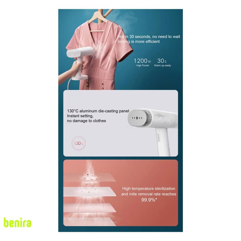 اتو بخار میجیا مدل Handheld Garment Steamer — تصویر ۸