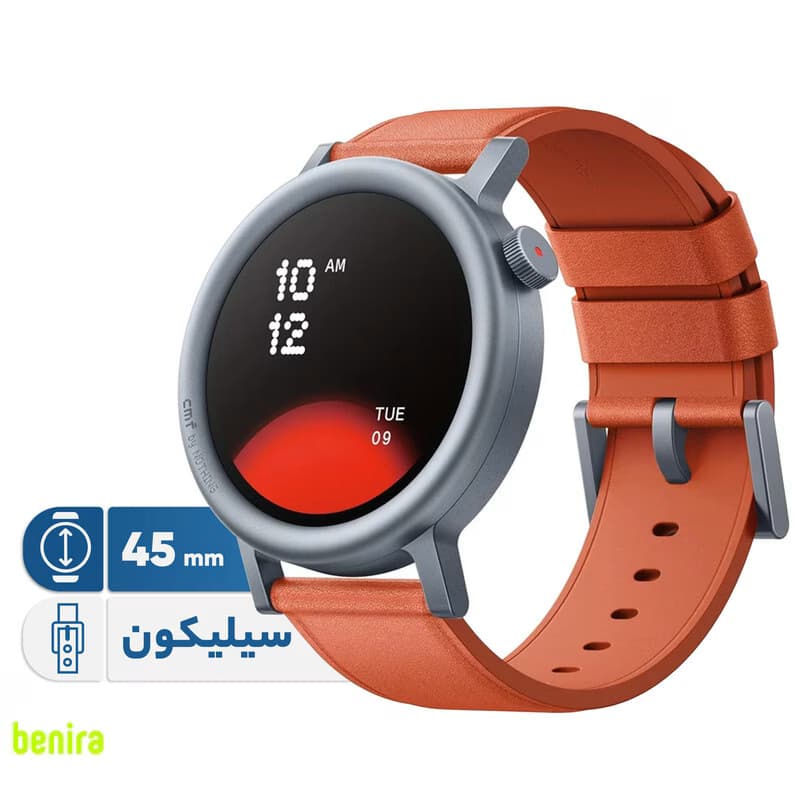 ساعت هوشمند 45 میلیمتری ناتینگ مدل CMF Watch Pro 2 با بند سیلیکونی