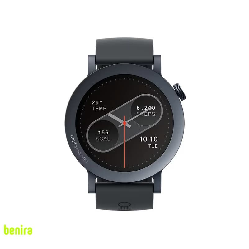 ساعت هوشمند 45 میلیمتری ناتینگ مدل CMF Watch Pro 2 با بند سیلیکونی — تصویر ۴