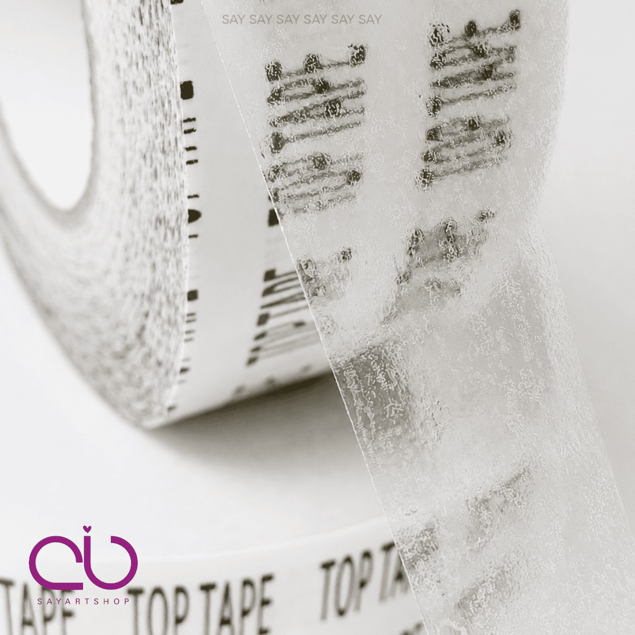 چسب دو طرفه شفاف | عرض ۱.۵ رول ۵۰ یاردی — تصویر ۲