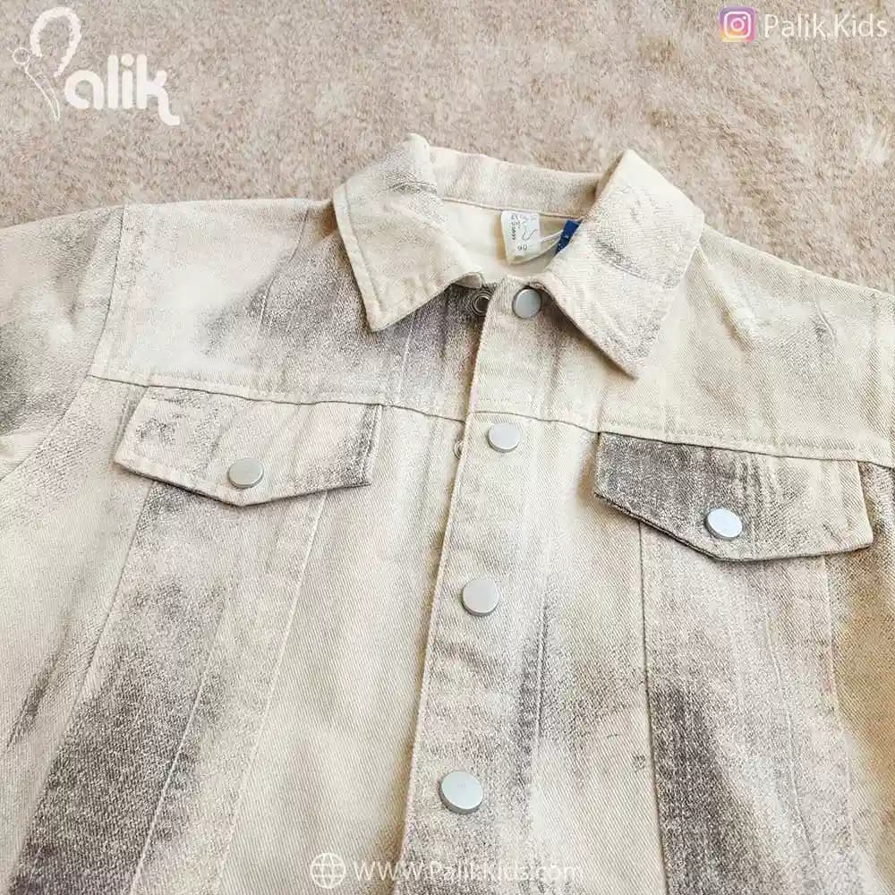 ست کت شلوار بچگانه 8401 سنگشور کرم — تصویر ۲