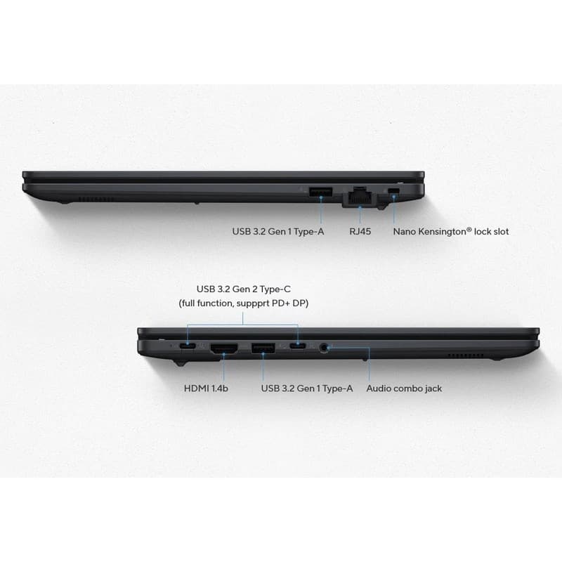 لپ تاپ 15.6 اینچی ایسوس مدل ExpertBook B1 B1503CVA-Core 7 150U-24GB DDR5 4800MHz-512GB SSD-IPS-Fingerprint-Backlit - کاستوم شده — تصویر ۶