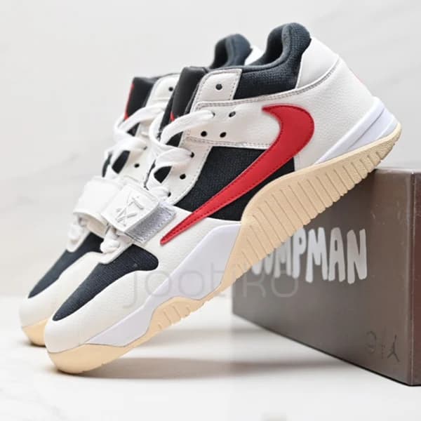 جردن جامپ من تراویس اسکات قرمز سفید مشکی Jordan Jumpman Jack TR Travis Scott University Red