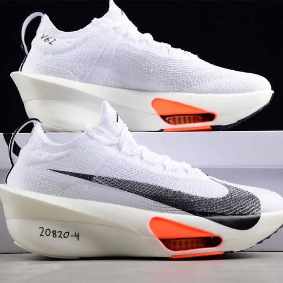 نایک زوم آلفافلای نکست Nike Air Zoom Alphafly Next% 3 Prototype سفید نارنجی — تصویر ۳